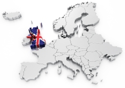 GB in Europe Map
