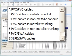Save time with drop down menus