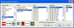 Protective Device Selector
