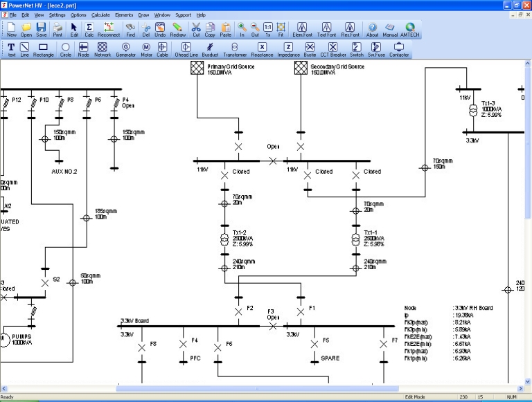 PowerNet HV Schematic