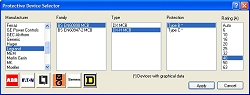 Protective Device Selector